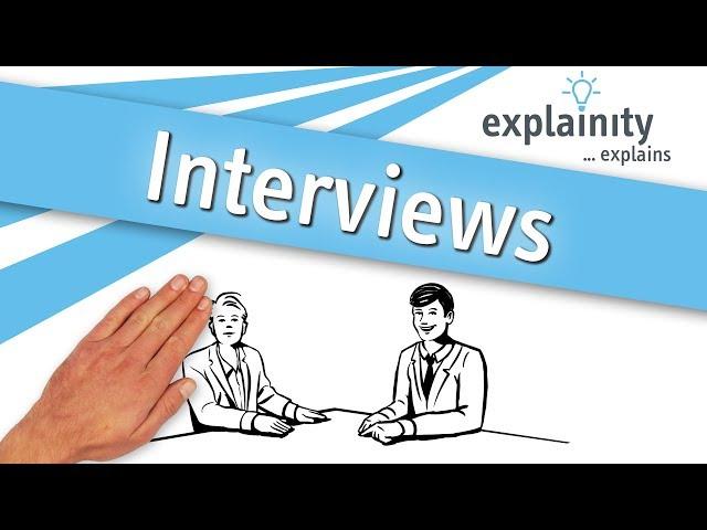 Interview explained (explainity® explainer video)