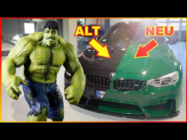 Krasse Verwandlung - BMW M4 wird zum Hulk