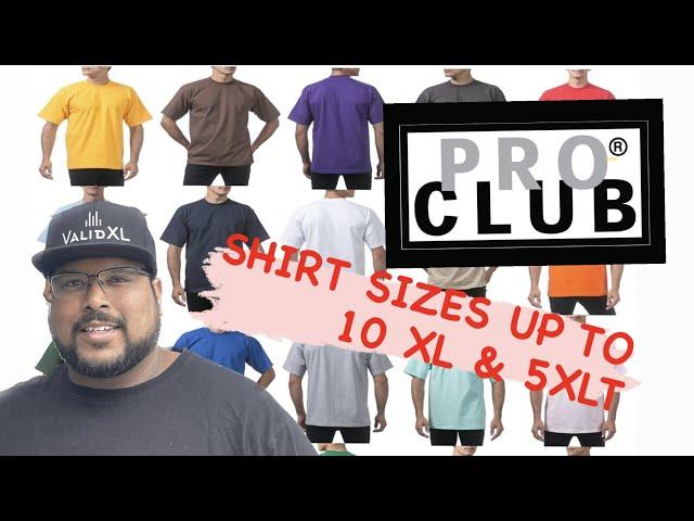 ProClub- Shirts up to 10XL and 5XLT