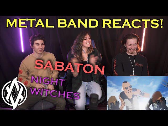 Sabaton - Night Witches REACTION | Metal Band Reacts! *REUPLOADED*