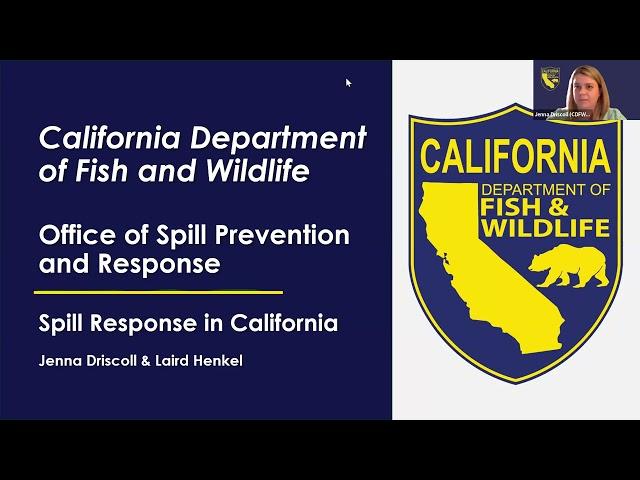 2024 10 15 California Department of Fish and Wildlife’s Office of Spill Prevention and Response