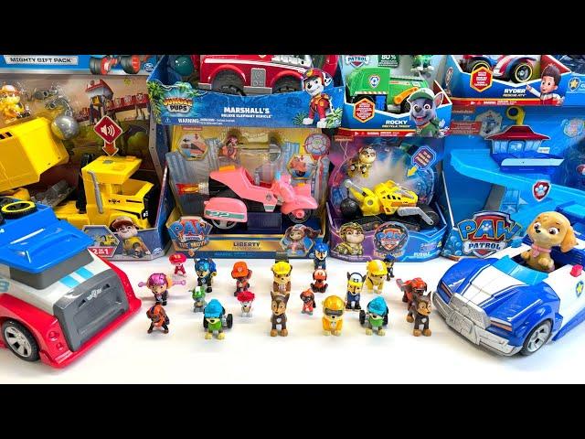 Paw Patrol Unboxing Collection Review | Tracker's mighty movie monkey v | Hero pup | Marshall ASMR