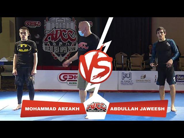 ADCC Jordan Dead Sea open: ABDULLAH JAWEESH (JOR) VS MOHAMMAD ABZAKH (JOR)