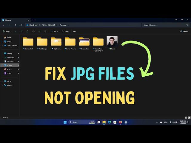 How to Fix JPG Files Not Opening in Windows 11