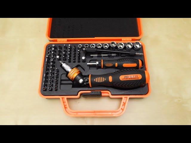 JAKEMY 69 in 1 Household Screwdriver Tool Kit | Multitools for Video Production