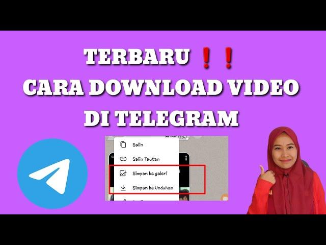 Cara Download Video di Telegram Terbaru/ cara menyimpan video telegram ke galeri