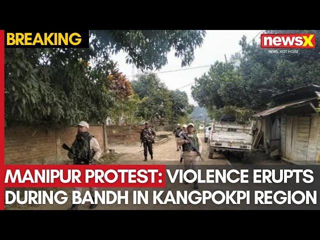 Manipur Protests Turn Violent In Kangpokpi Over Central Forces Withdrawal | NewsX