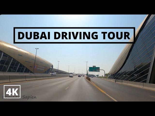 4K DRIVING TOUR I AJMAN TO DUBAI I ASMR I UAE 