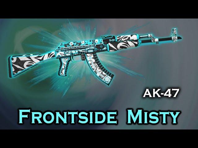 Frontside Misty AK-47 StatTrak skin preview FN/MW/FT/WW/BS