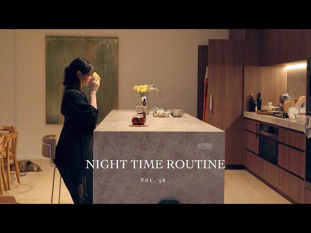 Night Time Routine  | A Cozy 5PM to 10PM Vlog: Unpacking Groceries, Dinner Prep, & Waffles