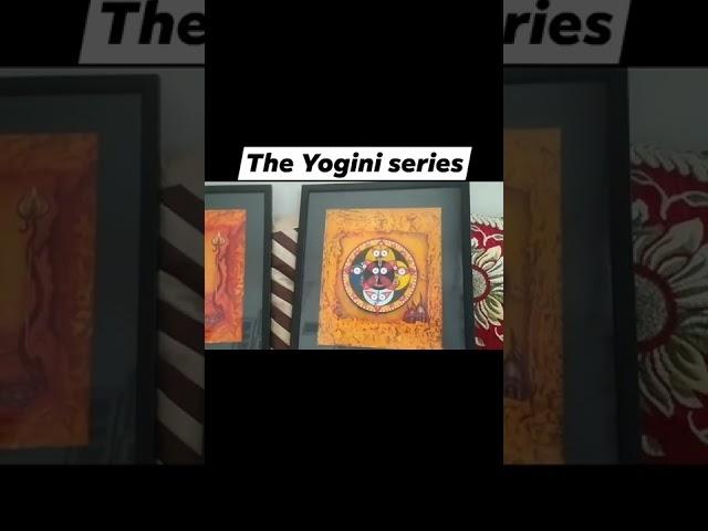 The 64 Yogini series | Mixed Media on handmade paper & board