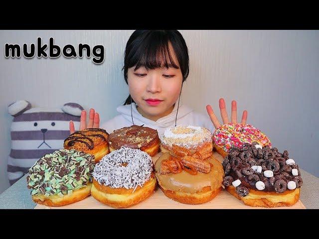 제주 유명 빵집 랜디스 도넛 디저트 먹방 RANDY'S DOUGHNUT Dessert mukbang ドーナツ डोनट