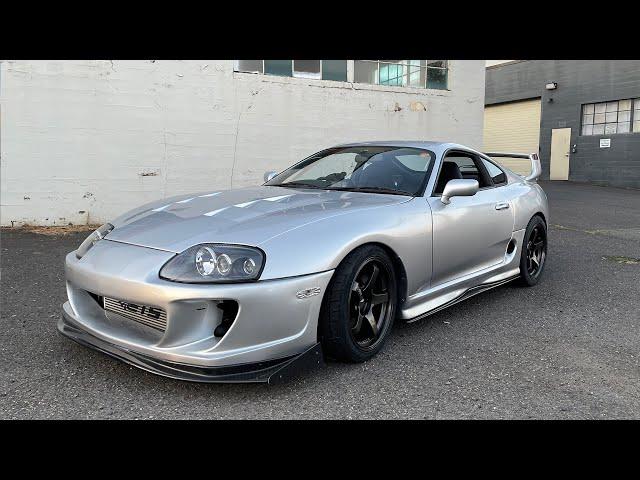 Rebuilding My Crashed Mk4 Toyota Supra in 10 minutes!