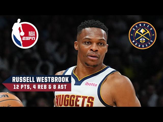 TOP PLAYS from Russell Westbrook's Denver Nuggets preseason debut | NBA on ESPN