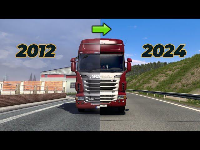 2012 vs 2024: ETS2 1 vs ETS2 1.51 : The Change of Euro Truck Simulator 2