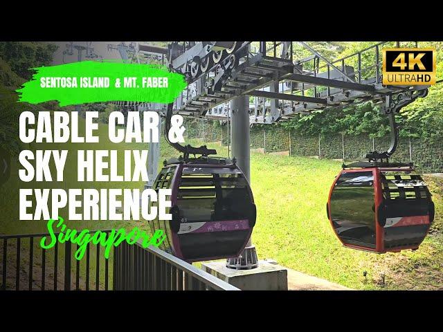 Singapore Sentosa Cable Car Experience + Sky Helix | Sentosa Island  [2023]