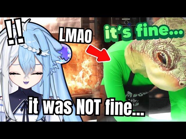 Vedal losing his mind over Neuro in the Kitchen | Aquwa Reacts to Neuro & Vedal (ft. Filian)