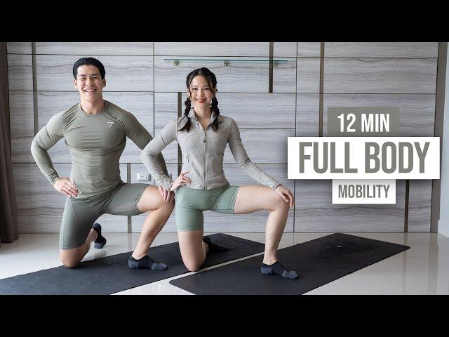 12 MIN FULL BODY MOBILITY I Warm-Up, Ease Tightness, Move Better