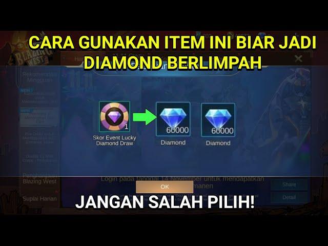 CARA TUKARKAN ITEM INI MENJADI DIAMOND GRATIS DI EVENT MEGA DIAMOND MOBILE LEGENDS BANG BANG