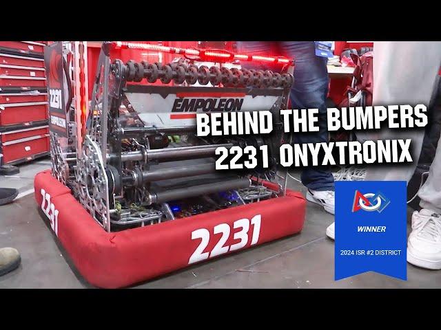 2231 OnyxTronix |  Behind the Bumpers | FRC CRESCENDO Robot