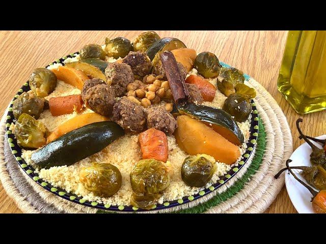 COUSCOUS au Legumes D’AUTOMNE, Facile et Prêt en Quelques Minutes