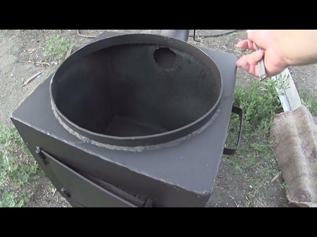 ПЕЧЬ ДЛЯ КАЗАНА  РАЗМЕРЫ ОБЗОР ТОП БАРБЕКЮ