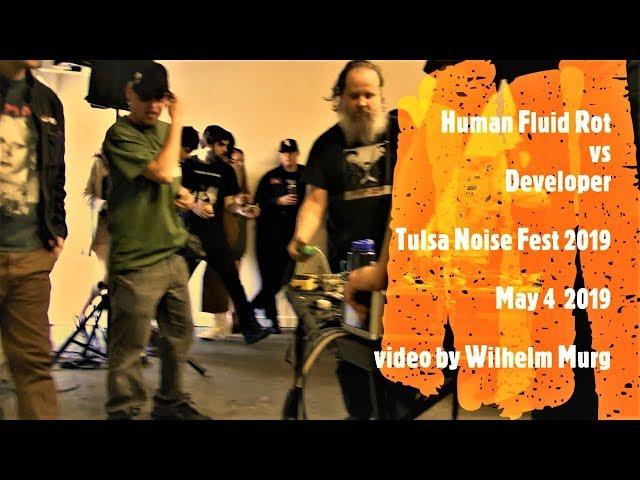 Human Fluid Rot vs Developer @ Tulsa Noise Fest 2019, Tulsa Artist Fellowship