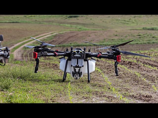 Spraying First Pass With Three Drones! | XAG P100, DJI T50 & T40