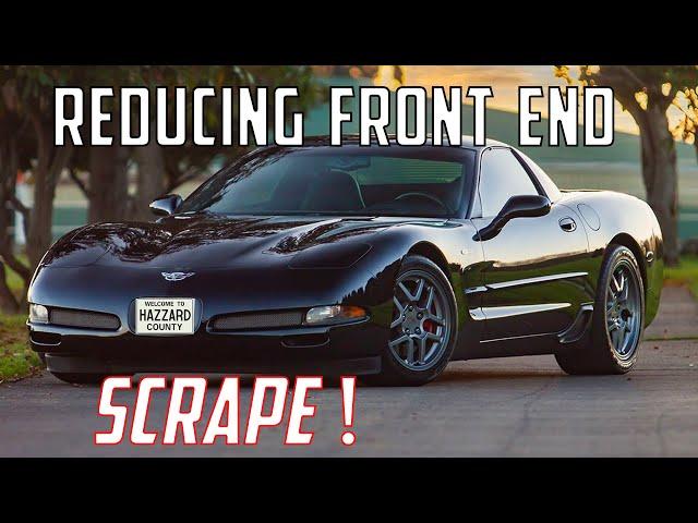 C5 Corvette Front Air Dam Scraping (& 3 ways to REDUCE IT!)