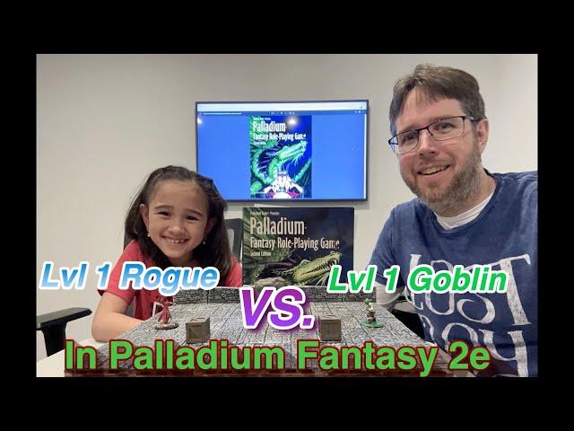 Palladium Fantasy Combat Example, Lvl1 Human Thief Vs. Lvl1 Goblin