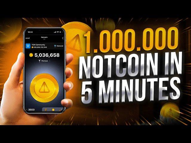 HOW TO QUICKLY FARM NOTCOIN - EARNING NOTCOIN WITHOUT INVESTMENTS - NOTCOIN AIRDROP FULL GUIDE