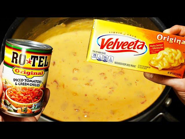 How To Make: Velveeta Rotel Dip - EASY cheese dip