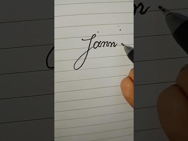How to sign the letter J  #signature #trending #viralshort #englishwriting #calligraphy