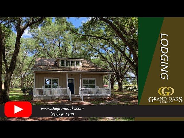 1 & 2 Bedroom Cottages at the Grand Oaks Resort in Weirsdale, Florida