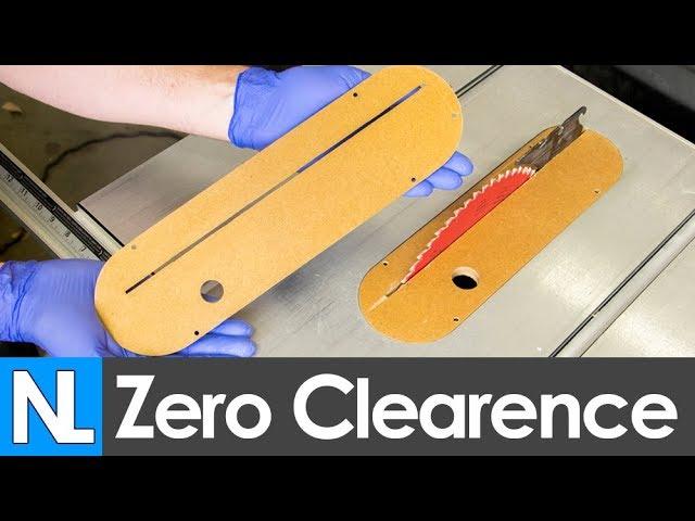  How to make a Zero Clearance Insert for the Kobalt table saw // workshop diy improvement