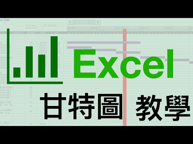 如何製作甘特圖？（附範例檔案可自行下載使用）