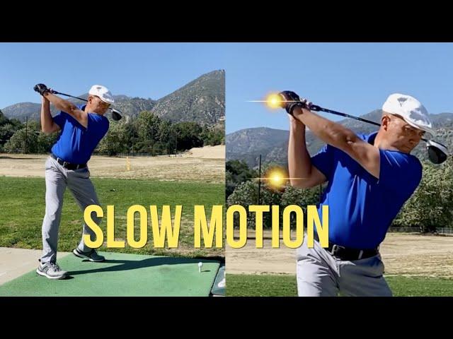 My Over the Top Miracle Golf Swing in SLOW MOTION!