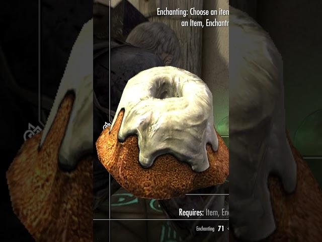 Enchanting a sweetroll?