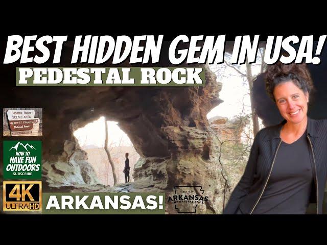 Pedestal Rock Ozark-St. Francis National Forest | Best Hiking in Arkansas