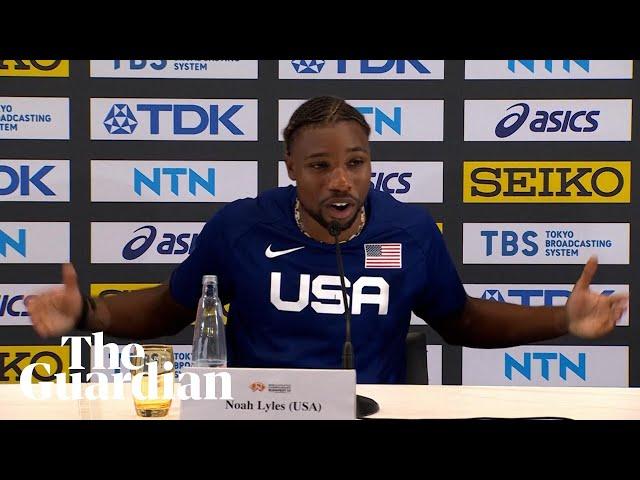 'World champion of what?' Noah Lyles takes swipe at NBA players