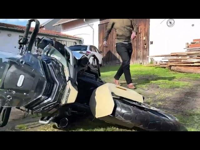 Crash test of Journeyman Crash Bars for CFMOTO 800MT