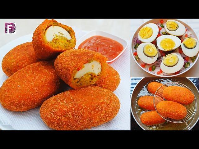 Egg Chops! FASTEST Iftar Recipe Ever 10 Minute Egg Onion Chops‼️Wonderful to EAT!