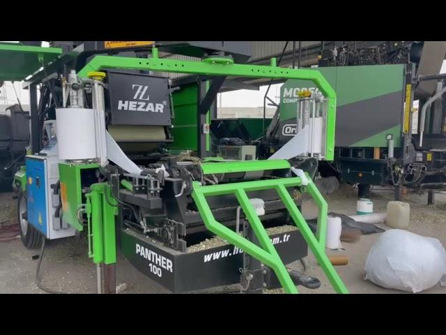 Baling Maize Silage in India, Punjab with Hezar Panther 100