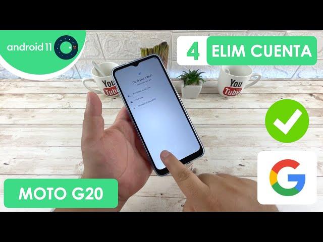 Eliminar Cuenta de Google Motorola Moto G20 | 2023