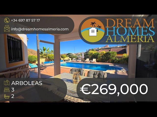 Immaculate 3 bed 2 bath villa with separate annexe, solar power and fabulous views Arboleas