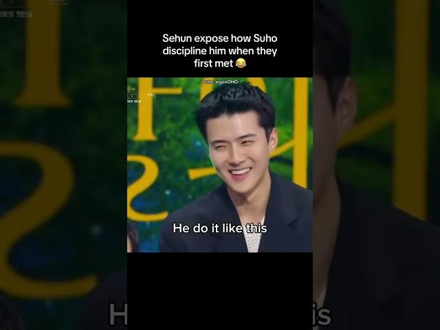 Sehun talked about how Suho teaches him to be respectful