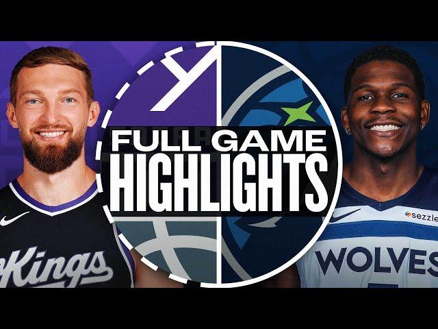 KINGS at TIMBERWOLVES | FULL GAME HIGHLIGHTS | November 27, 2024