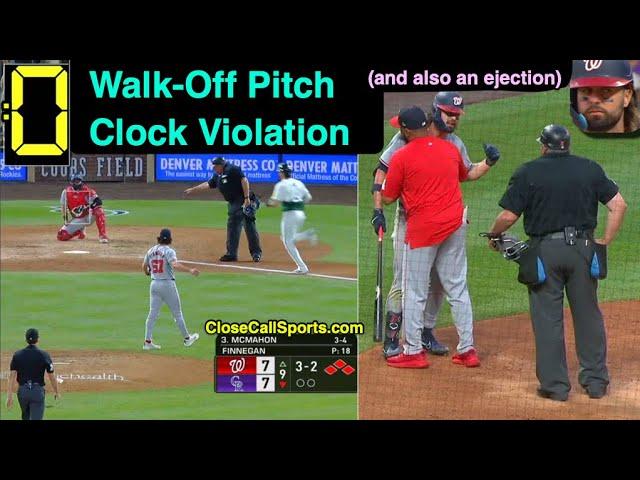 E93 - Walk-Off Pitch Clock Violation = Rockies Win After Jesse Winker Ejected by Hunter Wendelstedt