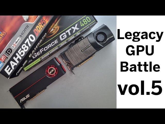 GeForce GTX 480 vs Radeon HD 5870 - Legacy GPU Battle vol.5