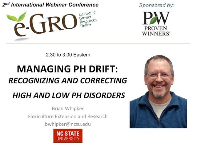 e-GRO Webinar - pH Drift